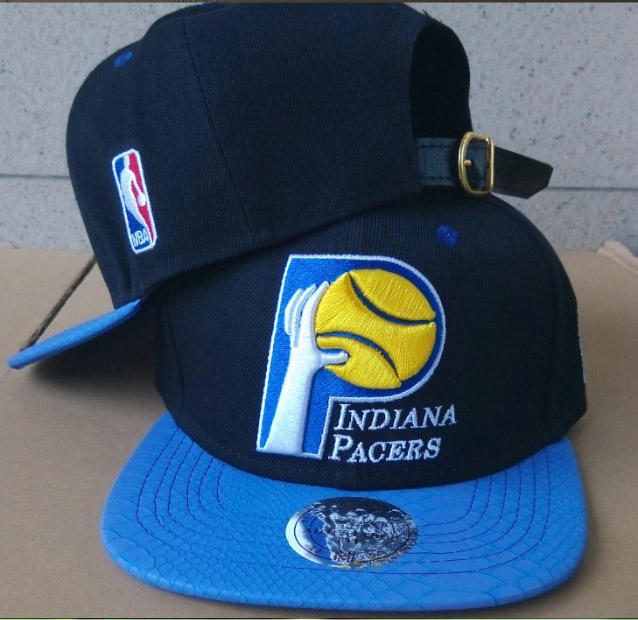 Indiana Pacers Navy Snapback Hat 60D 0721
